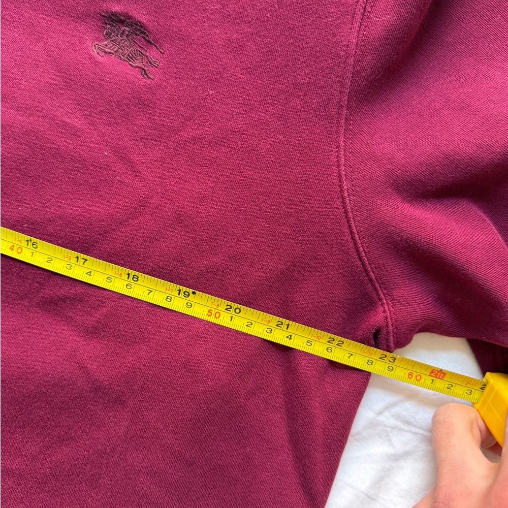 Burberry Brit Men's Maroon Zip-Up Sweatshirt - Picture 7 of 10